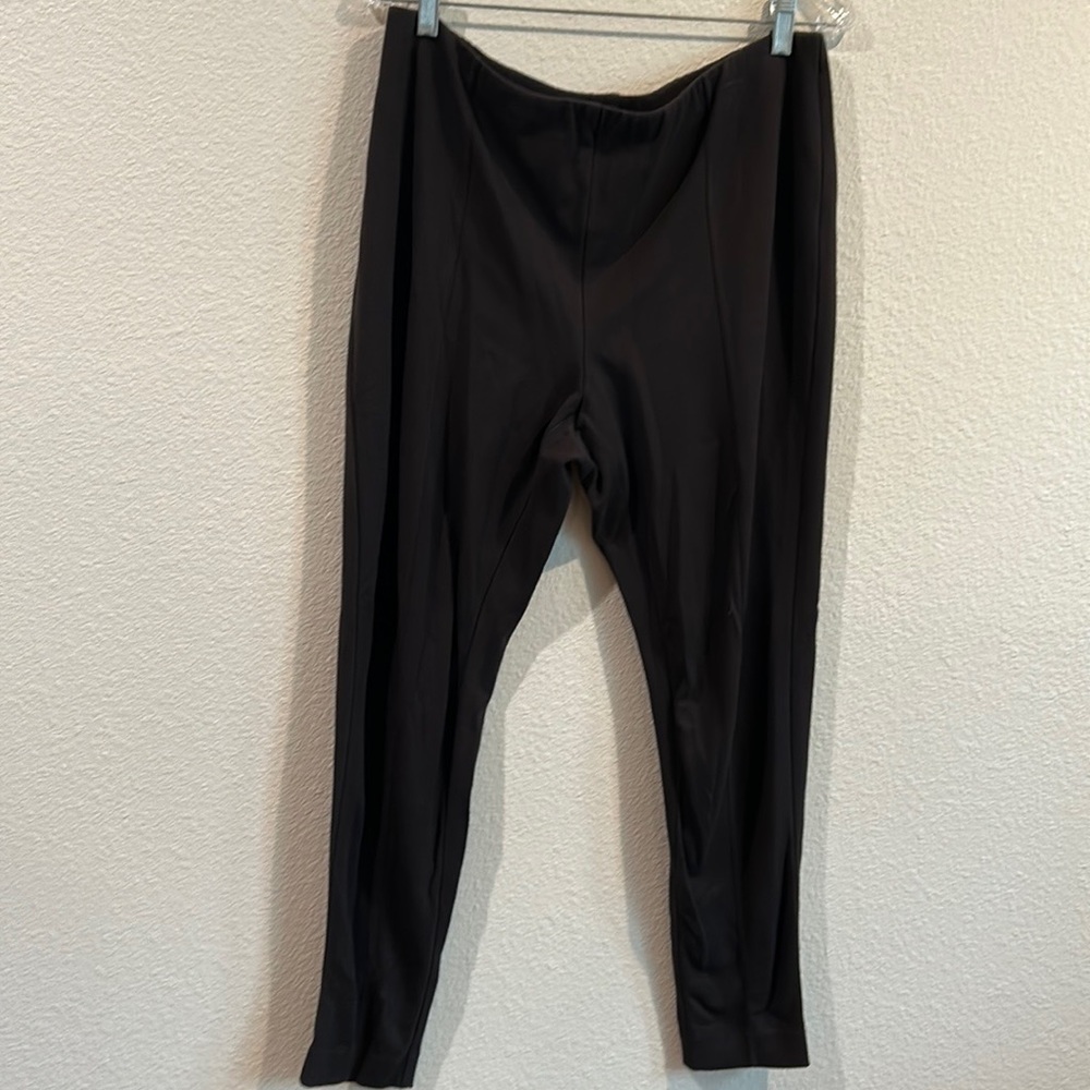 J. Jill Black Ponte Legging Pull On Pant Size XL